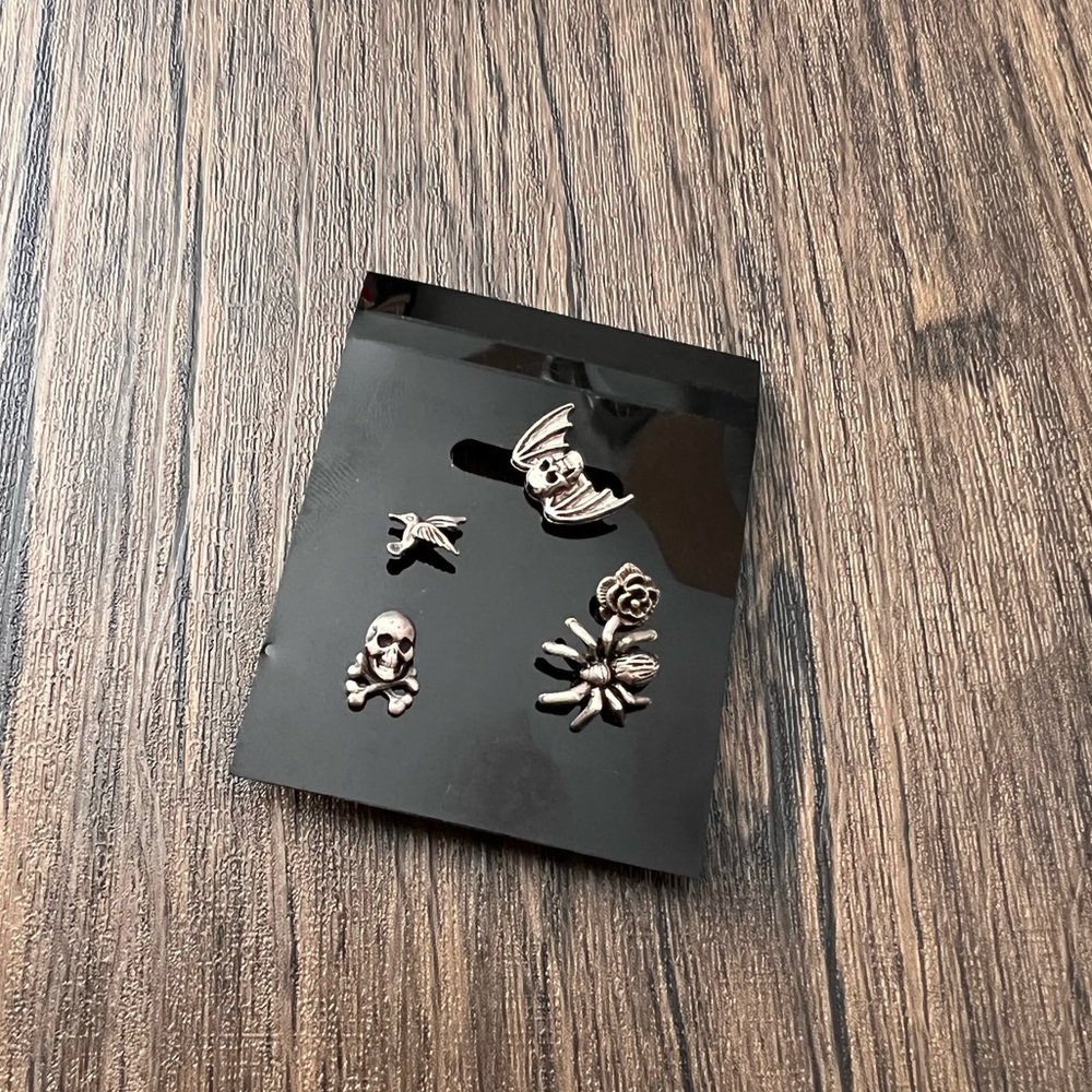 6 Misc Stud Earrings